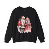 Black Santa 15 Unisex Heavy Blend™ Crewneck Sweatshirt