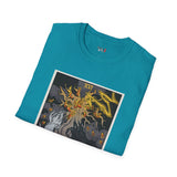 The Tower XVI Tarot Card T Shirt, Mystic Graphic Tee, Spiritual Shirt