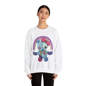 Rainbow Missing Eye Teddy Bear Sweatshirt