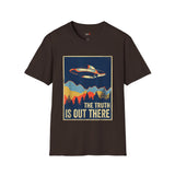 The Truth Is Out There Vintage Alien T Shirt, Retro UFO Graphic Tee, Space Streetwear Shirt