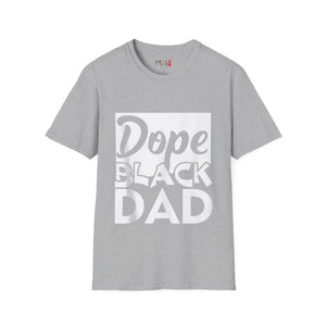 Dope Black Dad Unisex Softstyle T-Shirt