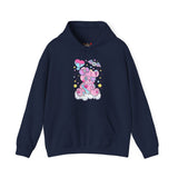 Doughnut Heart Teddy Bear Hoodie