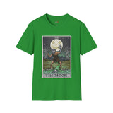 The Moon XVIII Tarot Card T Shirt, Mystic Graphic Tee, Spiritual Shirt