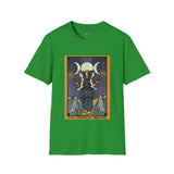 XVIII The Moon Goddess Hecate Tarot Card T Shirt, Mystic Graphic Tee, Spiritual Shirt