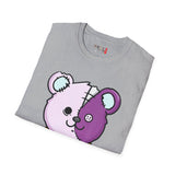 Purple Two Tone Teddy Bear T-shirt