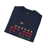 Game Over Vintage Alien T Shirt, Retro UFO Graphic Tee, Space Streetwear Shirt