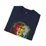 Smoking Rasta Lion Funny Weed T Shirt, Cannabis Graphic Tee, 420 Stoner Shirt