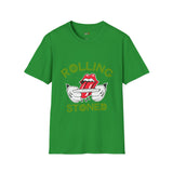 Green Rolling Stoned Funny Weed T Shirt, Cannabis Graphic Tee, 420 Stoner Shirt