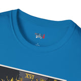 The Tower XVI Tarot Card T Shirt, Mystic Graphic Tee, Spiritual Shirt