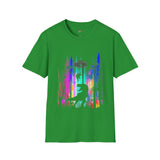 Dino Abduction Alien T Shirt for Men/Women, Funny UFO Shirt, Sci Fi Graphic Tee