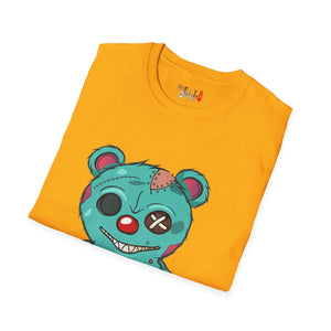 Button Eye Bear Unisex Softstyle T-Shirt