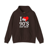 I Love 90's Hip Hop Heavy Blend Unisex Hoodie