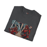 Dueling Samurai Warriors Japanese Samurai T Shirt, Asian Graphic Tee, Bushido Warrior Shirt
