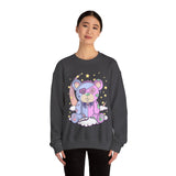 Pink Blue Pastel Teddy Bear Sweatshirt