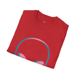 Neon Glitch Alien T Shirt for Men/Women, Funny UFO Shirt, Sci Fi Graphic Tee