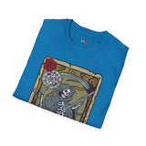 XIII Death Grim Reaper Tarot Card T Shirt, Mystic Graphic Tee, Spiritual Shirt