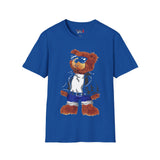 Cool Drippy Bear Unisex Softstyle T-Shirt
