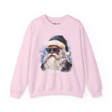 Black Santa 5 Unisex Heavy Blend™ Crewneck Sweatshirt