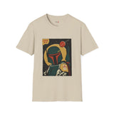 77 Bounty Hunter Blaster Retro Space T Shirt, Vintage Sci Fi Graphic Tee, Galaxy Shirt