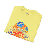 Zipper Mouth Teddy Bear Unisex Softstyle T-Shirt