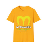McDowell's Funny T Shirt Relatable Meme Tee Sarcastic Humor Graphic Shirt