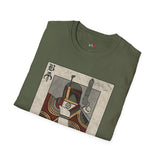Bounty Hunter Playing Card Retro Space T Shirt, Vintage Sci Fi Graphic Tee, Galaxy Shirt