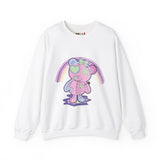 Green Heart Eye Teddy Bear Sweatshirt