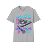 Two Turntables and a Microphone Unisex Softstyle T-Shirt