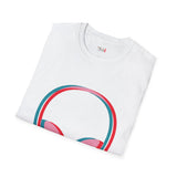 Neon Glitch Alien T Shirt for Men/Women, Funny UFO Shirt, Sci Fi Graphic Tee
