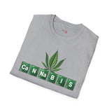 CaNNabIS Funny Weed T Shirt, Cannabis Graphic Tee, 420 Stoner Shirt