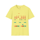 Game Over Vintage Alien T Shirt, Retro UFO Graphic Tee, Space Streetwear Shirt