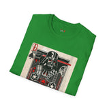 Vader Spades Card Retro Space T Shirt, Vintage Sci Fi Graphic Tee, Galaxy Shirt