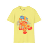 Zipper Mouth Teddy Bear Unisex Softstyle T-Shirt