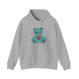 Missing Eye Teddy Bear Hoodie