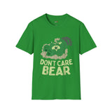 Bear Don't Care Funny Weed T Shirt, Cannabis Graphic Tee, 420 Stoner Shirt