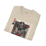 Vader Spades Card Retro Space T Shirt, Vintage Sci Fi Graphic Tee, Galaxy Shirt