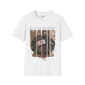 Black Nurse Magic Unisex Softstyle T-Shirt