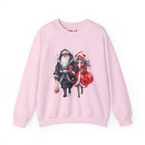 Black Santa 11 Unisex Heavy Blend™ Crewneck Sweatshirt