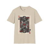 Vader Spades Card Retro Space T Shirt, Vintage Sci Fi Graphic Tee, Galaxy Shirt