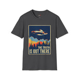The Truth Is Out There Vintage Alien T Shirt, Retro UFO Graphic Tee, Space Streetwear Shirt