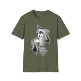 Fem Warrior Japanese Samurai T Shirt, Asian Graphic Tee, Bushido Warrior Shirt
