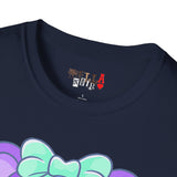 Purple Heart Eye Teddy Bear T-shirt
