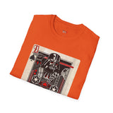 Vader Spades Card Retro Space T Shirt, Vintage Sci Fi Graphic Tee, Galaxy Shirt