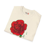 Rose Gramaphone Unisex Softstyle T-Shirt