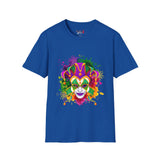 Mardi Gras Watercolor Mask Unisex Softstyle T-Shirt