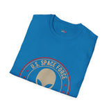 Space Force Liaison Officer Alien T Shirt for Men/Women, Funny UFO Shirt, Sci Fi Graphic Tee