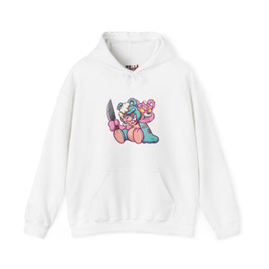 Two Headed Knife Teddy Bear Hoodie