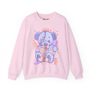 Pastel Baby Blue Teddy Bear Sweatshirt