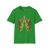 Weed Lungs Funny Weed T Shirt, Cannabis Graphic Tee, 420 Stoner Shirt