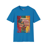 Afro American Queen Unisex Softstyle T-Shirt